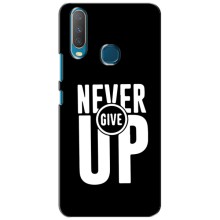 Силиконовый Чехол на Vivo Y19 с картинкой Nike – Never Give UP
