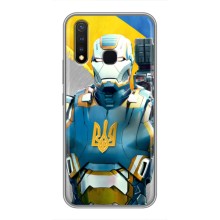 Силиконовый Чехол на Vivo Y19 (Я-Украина) (Украинский робокоп)