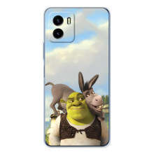 Чохол з мультфільмом Шрек на Vivo Y19s Pro – Шрек і осел