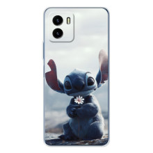 Чохол з малюнком Стіч для Vivo Y19s Pro – Стіч з квіткою