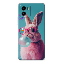 Чехол с принтом стильные животные для В19с Про – Кролик в очках