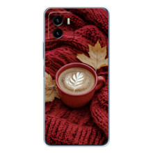 Чохол з унікальним дизайном 'Осінь з кавою' для Vivo Y19s Pro – Кава на ковдрі