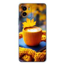 Чохол з унікальним дизайном 'Осінь з кавою' для Vivo Y19s Pro – Кава з жовтим