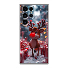 Яскравий чохол для ViVO Y19s з Зимові Оленята – Олень серед подарунків