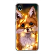 Чохли з картинкою Лисичка для ViVO Y1s (VPrint) (Лисичка в гірляндах)