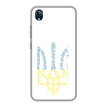 Чохли для ViVO Y1s Укр. Символіка (AlphaPrint) (Герб з букв)