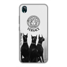 Чехлы VERSACE для Виво у1с (PREMIUMPrint) (Доберман Версаче)