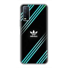 Чехлы Адидас для ViVO Y20 (AlphaPrint) (Адидас с полосами)