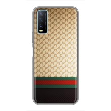 Чехлы Бренд GUCCI для ViVO Y20 (Фон Гуччи)