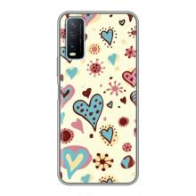 Чехлы для любимой на Виво у20 (VPrint) (Сердечки)