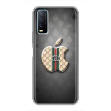 Чехлы ГУЧЧИ для Виво у20 (AlphaPrint) (Apple gucci)