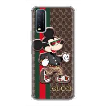 Чехлы ГУЧЧИ для Виво у20 (AlphaPrint) (Маус Гуччи)