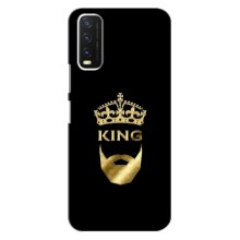 Чехол (Корона на чёрном фоне) для Виво У20 – KING
