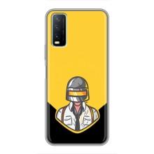 Чехол PUBG для Виво у20 (AlphaPrint) (Пабг в шлеме)