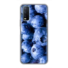 Чехол с изображением  вкусной еды для ViVO Y20 – Голубика