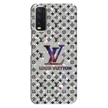 Чехол Стиль Louis Vuitton на ViVO Y20 (Яркий LV)