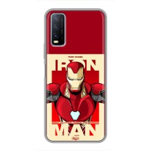 Чехол Супергерой Железный человек на ViVO Y20 (Iron man)