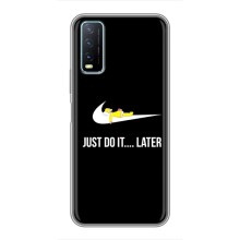 Чохол з логтипом Найк на ViVO Y20 (Nike just do it)