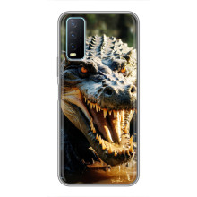 Чехол с картинкой «Хищники» для ViVO Y20 – Крокодил