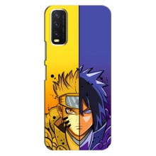 Купить Чохли на телефон з принтом Anime для Віво Y20 (Naruto Vs Sasuke)