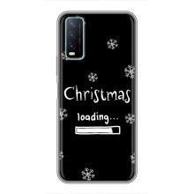 Рождественские, Праздничные Чехлы для Виво у20 (Christmas loading)