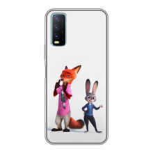 Силіконовий чохол з принтом Зоотрополіс для ViVO Y20 – Джуді і Нік
