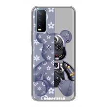 Силиконовый чехол для ViVO Y20 – Медведь Louis Vuitton