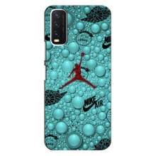 Силиконовый Чехол Nike Air Jordan на Виво Y20 (Джордан Найк)