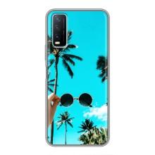 Силиконовый чехол с КАРТИНКАМИ лето для ViVO Y20 (AlphaPrint) (Взгляд лето)