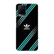 Чохли Адидас для Vivo Y21 / Y21s (AlphaPrint) (Адідас з полосами)