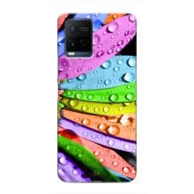 Чехлы (ART) Цветы на Vivo Y21 / Y21s (VPrint) (Семицветик)