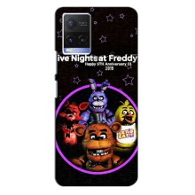 Чехлы Пять ночей с Фредди для Виво Y21 – Лого Фредди
