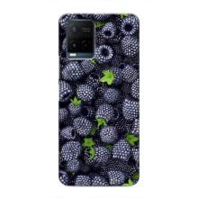 Чехлы с Фруктами для Vivo Y21 / Y21s (VPrint) (Ежевика)
