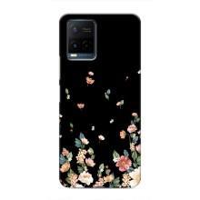 Чехол для Виво у21 / у21с - с принтом (Дизайнерские) (AlphaPrint) (Маленькие цветы)