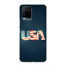 Чехол Флаг USA для Vivo Y21 / Y21s (USA)