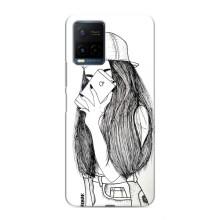 Чохол з друком для Vivo Y21 / Y21s - (Мода) (AlphaPrint) (Фото дівчини)