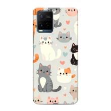 Чохол з малюнком кіт на Vivo Y21 / Y21s – Колаж котів
