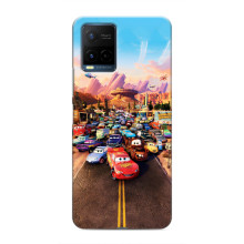 Силиконовый чехол Маквин для Vivo Y21 / Y21s – Тачки Маквин