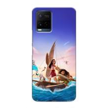 Чехол с мультфильмом Моана Vivo Y21 / Y21s (Моана и Мауи)