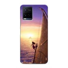 Чехол с мультфильмом Моана Vivo Y21 / Y21s (Моана в море)