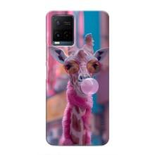 Чохол з принтом стильні тварини для ViVO Y21 / Y21s – Стильна жирафа