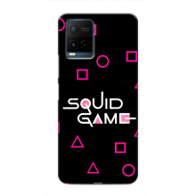 Чехол Гра в кальмара для Vivo Y21 / Y21s – Логотип игры кальмара