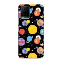 Космические Чехлы для Виво у21 / у21с (VPrint) (Рисованные планеты)