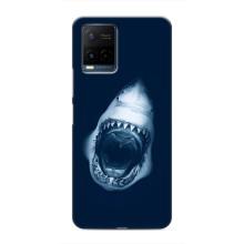 Силіконовий бампер з картинкою звірів для Vivo Y21 / Y21s (Пащу Акули)