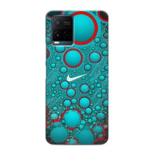 Силиконовый Чехол на Vivo Y21 / Y21s с картинкой Nike – Найк зеленый