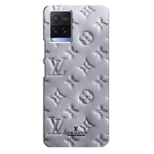 Текстурный Чехол Louis Vuitton для Виво Y21 – Белый ЛВ