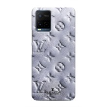 Текстурний Чохол Louis Vuitton для Віво Y21 (Білий ЛВ)