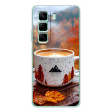 Чехол с уникальным дизайном «Осень с кофе» для ViVO Y21d – Кофе на природе