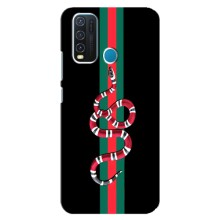 Чехлы Бренд GUCCI для ViVO Y30 (Змей Гуччи)