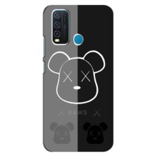 Чохли для ViVO Y30 - Bearbrick Louis Vuitton (PREMIUMPrint) – БеарБрік очі